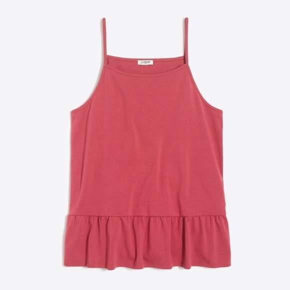 J. Crew Ruffle Peplum Cami Size Medium NEW - Picture 1 of 8